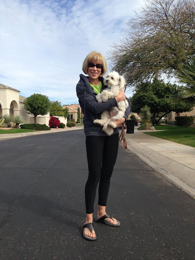 Missy with Teddy