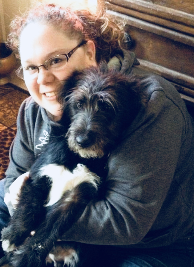 Ashley Engelhart with Ziggy