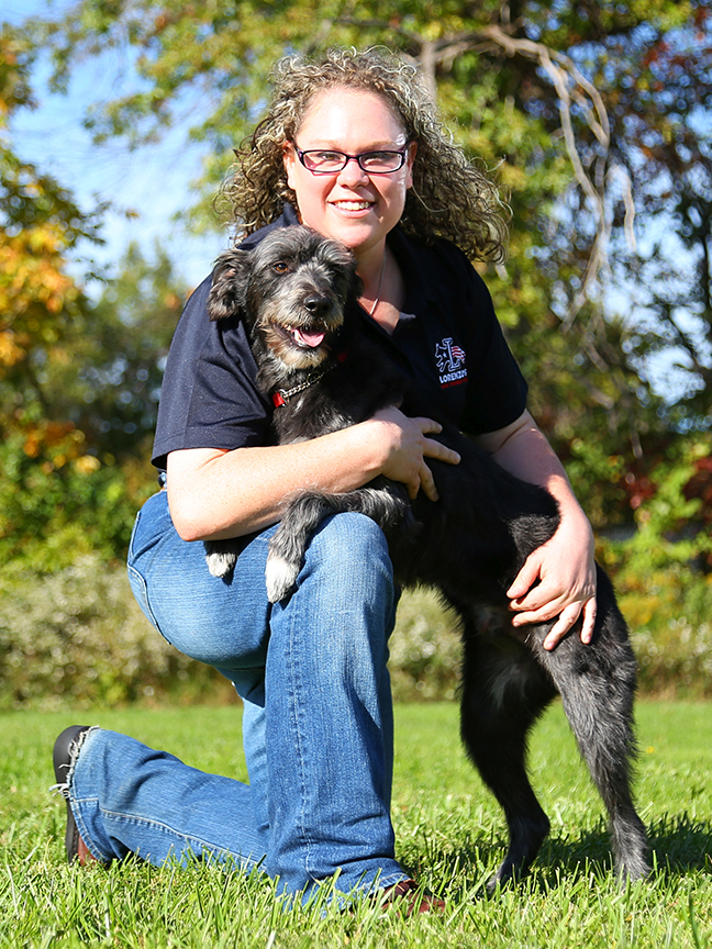 Ashley Engelhart with Ziggy