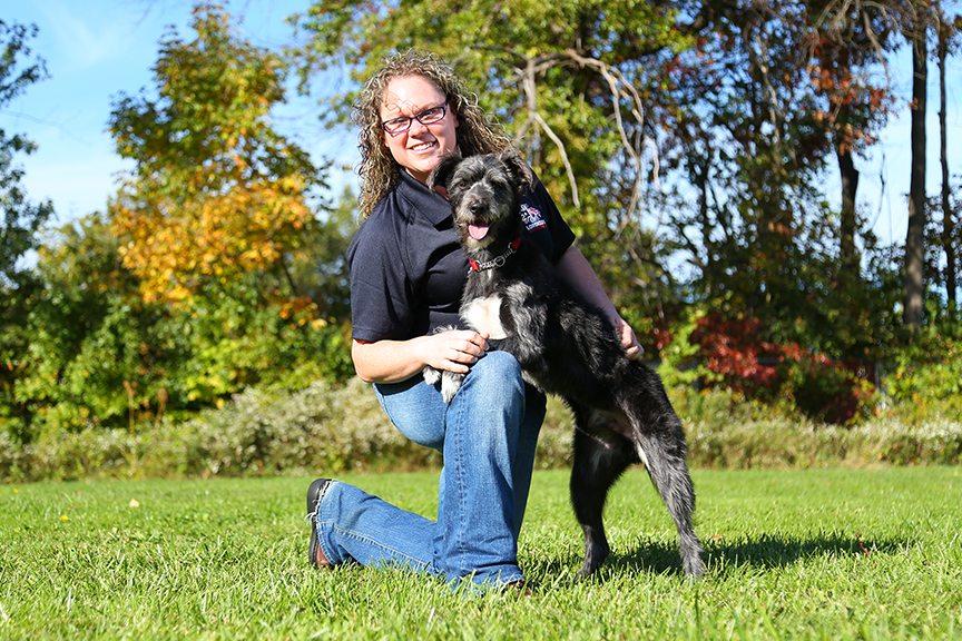 Ashley Engelhart with Ziggy