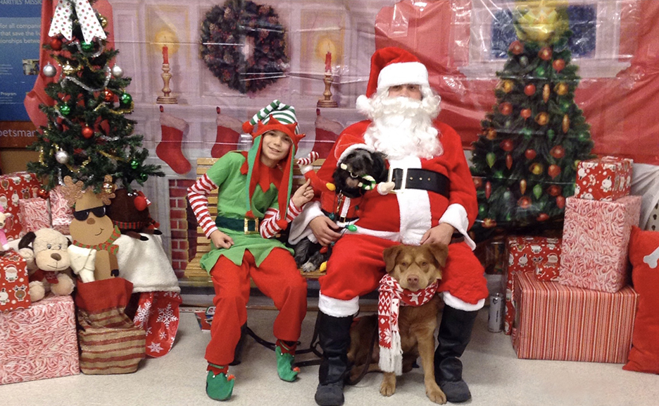 Ziggy & Willie Nelson with Santa