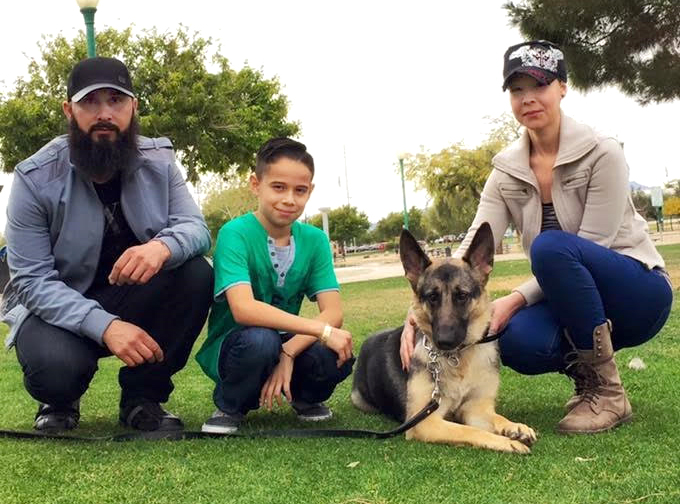 Christian and Ruth with Daisy