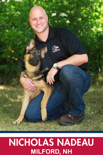 Nicholas Nadeau Dog Trainer Milford, New Hampshire